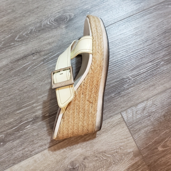 Prada platform wedge Sandals. Size 37 - Picture 7 of 9